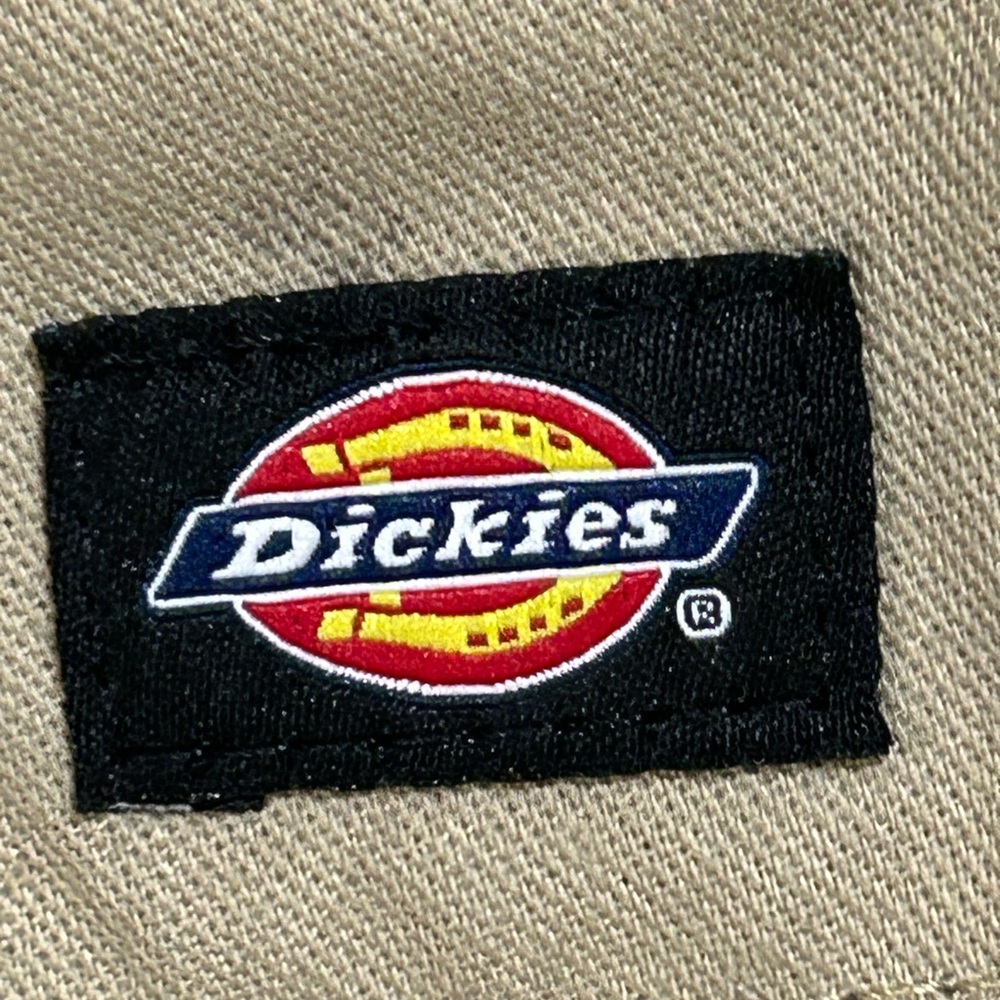 Dickies Beige and Black Logo Patch
